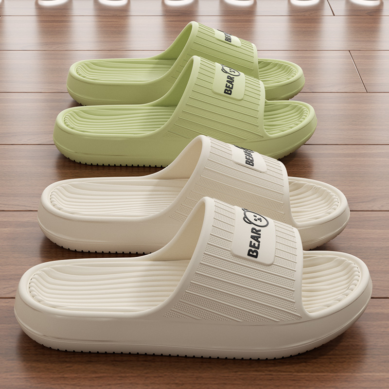 Men'S Shoes Hoka Sale - รองเท้าแตะนุ่มเหมือนเมฆ สำหรับผู้หญิงและผู้ชาย ลายหมีน่ารัก รองเท้าใส่ในบ้าน พื้นหนา กันลื่น