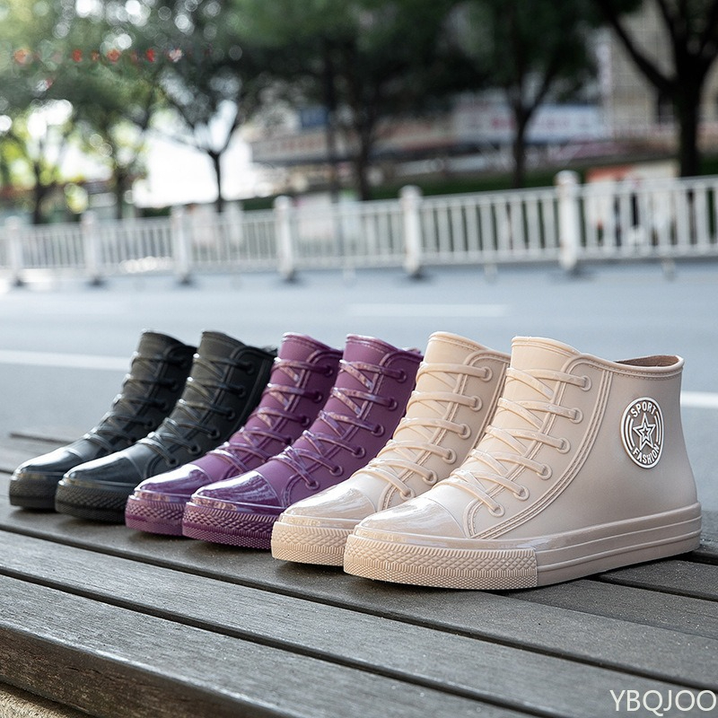 Men'S Shoes Water Resistant - รองเท้าบูทกันฝนผู้หญิงแบบสั้นกันน้ำและกันลื่นแฟชั่นโฟร์ซีซั่นสำหรับสวมใส่รองเท้ากันฝนแบบลำลองและทนต่อการสึกหรอ