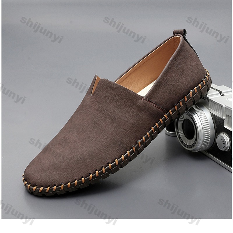 Men'S Shoes Hey Dude - รองเท้าหนังน้ำหนักเบาสำหรับผู้ชายฤดูใบไม้ผลิฤดูใบไม้ร่วงสินค้าใหม่สบายระบายอากาศได้ดีรองเท้าลำลองแฟชั่นรองเท้าโลฟเฟอร์พื้นนุ่ม