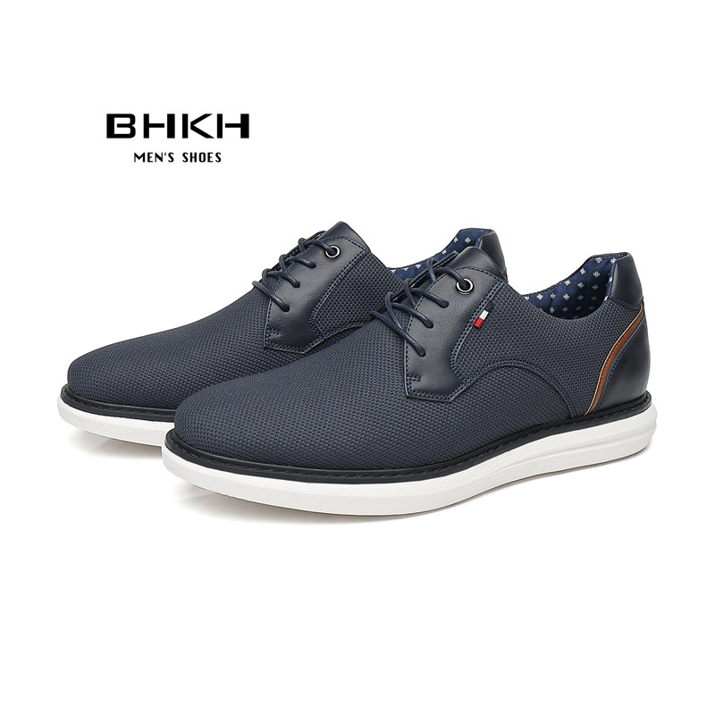Men'S Shoes Smart - รองเท้าหนังแท้ BHKH 2026 รองเท้าลำลองผู้ชายใส่สบาย รองเท้าทำงาน รองเท้าธุรกิจ