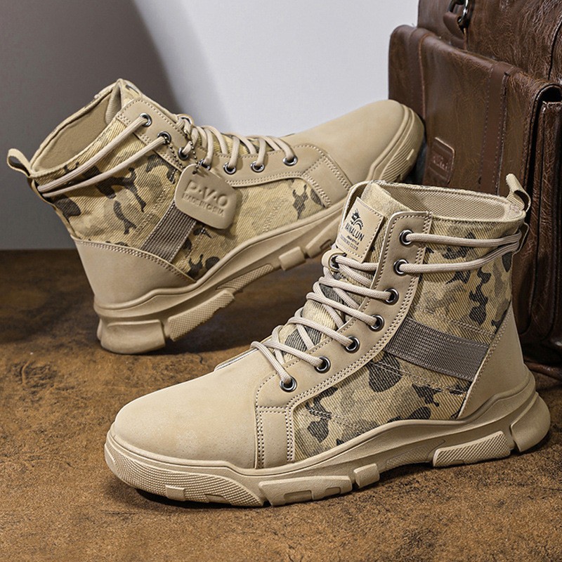 รองเท้าบูททหารสำหรับผู้ชาย ทรง - Men'S Shoes Hoka Sale บทวิจารณ์และราคา