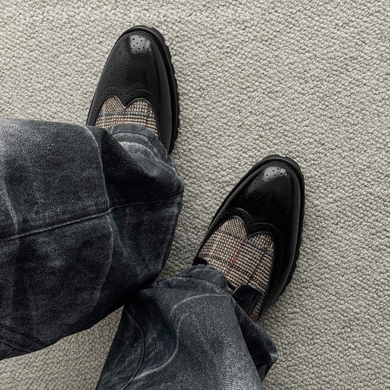รองเท้าบูทหุ้มข้อผู้ชาย ผ้าทวี - Men'S Shoes Smart บทวิจารณ์และราคา