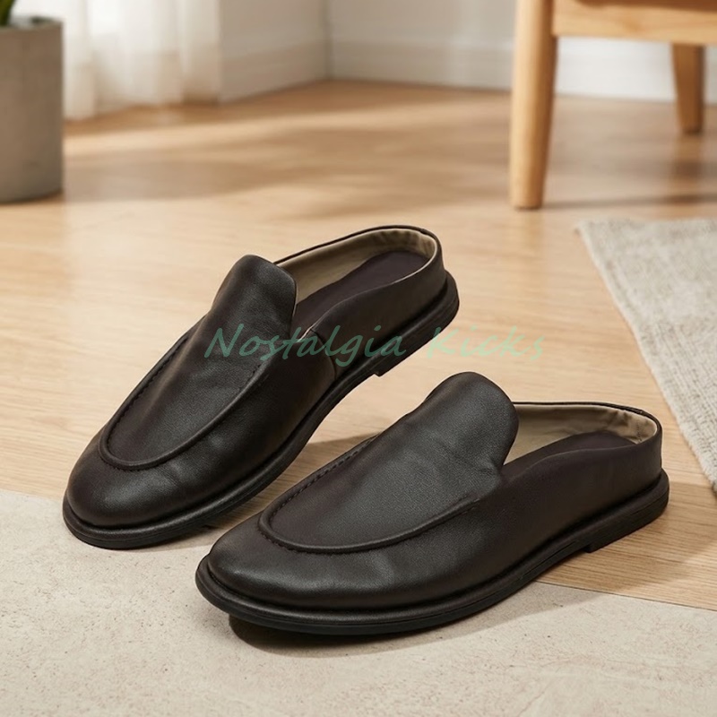 รองเท้าหนังแบบสวมเปิดส้นสำหรับ - Men'S Shoes Smart บทวิจารณ์และราคา