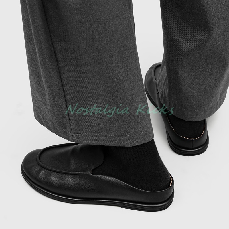รองเท้าหนังแบบสวมเปิดส้นสำหรับ - Men'S Shoes Smart บทวิจารณ์และราคา