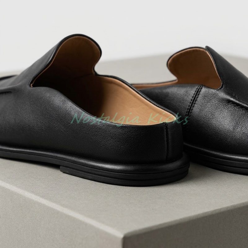 รองเท้าหนังแบบสวมเปิดส้นสำหรับ - Men'S Shoes Smart บทวิจารณ์และราคา
