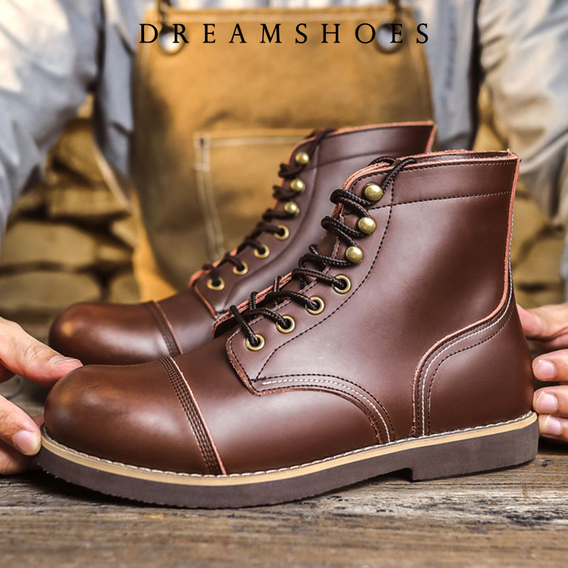 รองเท้าบูทข้อเท้าหนังวัวแท้ทรง - Men'S Shoes Hey Dude บทวิจารณ์และราคา