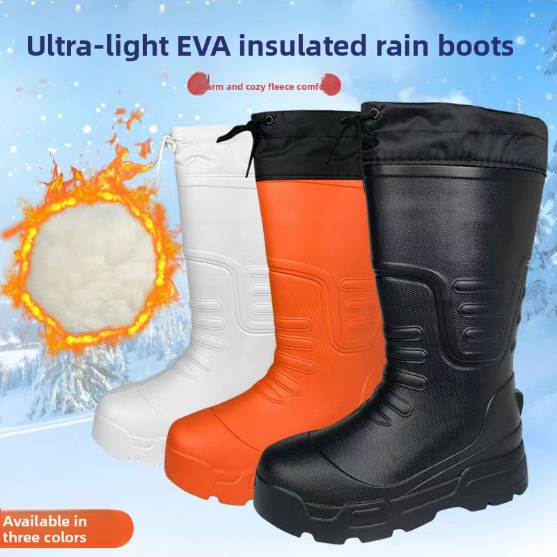 รองเท้าบูทกันฝนโฟม EVA บุด้วยผ - Men'S Shoes Water Resistant บทวิจารณ์และราคา
