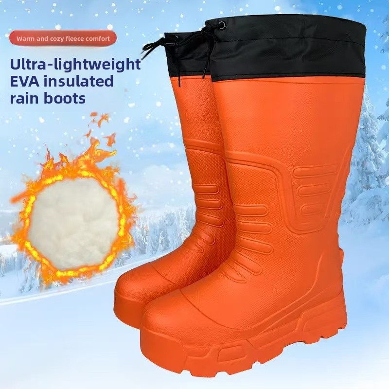 รองเท้าบูทกันฝนโฟม EVA บุด้วยผ - Men'S Shoes Water Resistant บทวิจารณ์และราคา
