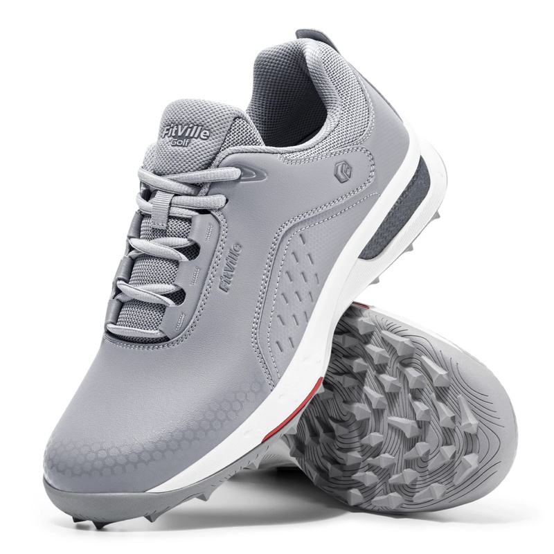 รองเท้ากอล์ฟสำหรับผู้ชาย FitVi - Men'S Shoes Water Resistant บทวิจารณ์และราคา