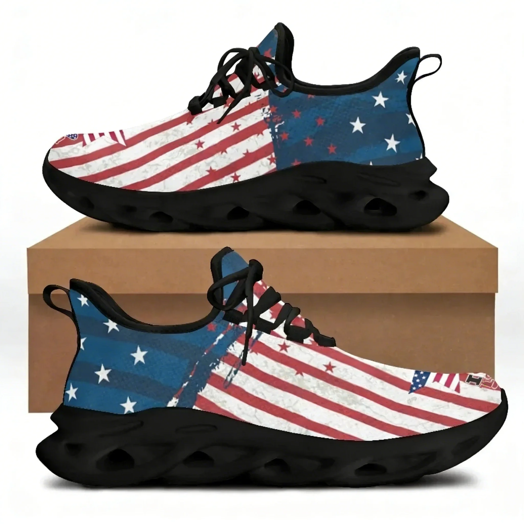 รองเท้าผ้าใบพื้นเรียบลายธงชาติ - Men'S Shoes Liberty บทวิจารณ์และราคา