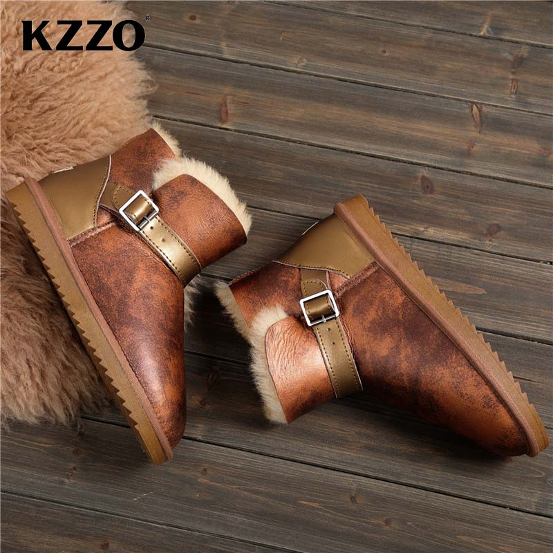 KZZO 2026 รองเท้าบูทหิมะหนังแก - Men'S Shoes Hey Dude บทวิจารณ์และราคา