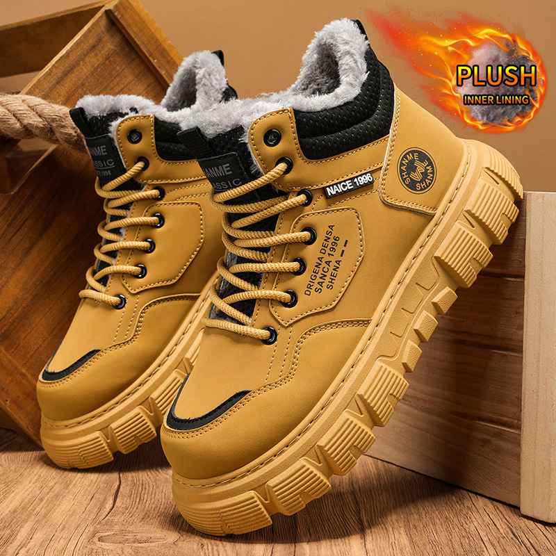 รองเท้าบูทผู้ชายทรงสูง บุด้วยผ - Men'S Shoes With Height Increase บทวิจารณ์และราคา