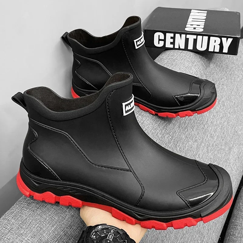 รองเท้าบูทกันฝนสั้นสำหรับผู้ชา - Men'S Shoes Water Resistant บทวิจารณ์และราคา